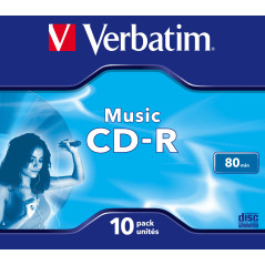 Verbatim Music CD-R 700 MB 16x 10 pc(s)