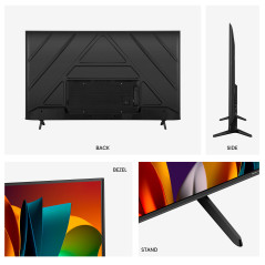 Tv hisense 50 pulgadas led 4k uhd -  50a6n -  smart tv
