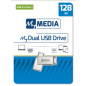 MY MEDIA PENDRIVE 128GB HIGH SPEED DUAL USB-C/USB-A 3.2 MY MEDIA PENDRIVE 128GB HIGH SPEED DUAL USB-C/USB-A 3.2