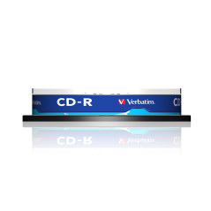 VERBATIM CD-R 700MB 52X 10 PACK SPINDLE SUPERFICIE EXTRA PROTECTION 43437