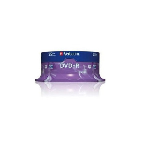 Verbatim DVD+R Matt Silver 4.7 GB 25 pc(s)