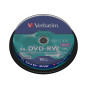 VERBATIM DVD-RW 4.7GB 4X PACK 10 UNITS 43552 VERBATIM DVD-RW 4.7GB 4X PACK 10 UNITS 43552