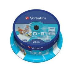 Verbatim CD-R AZO Wide Inkjet Printable 700 MB 52x 25 pc(s)