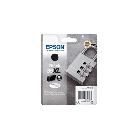 Cartucho tinta epson c13t35914010 negro 35xl -  2600 paginas - candado