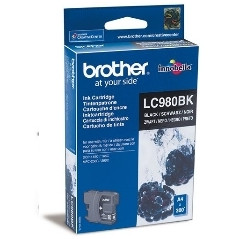 Cartucho tinta brother lc980bk negro 300 paginas dcp - 165c -  dcp - 195c -  dcp - 375cw -  mfc - 250c -  mfc - 255cw