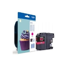 Cartucho tinta brother lc123m magenta 600 paginas dcpj4110dw -  mfcj4410dw - mfcj4510dw - mfcj4710dw