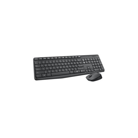 TECLADO+RATÓN LOGITECH MK235 WIRELESS NEGRO