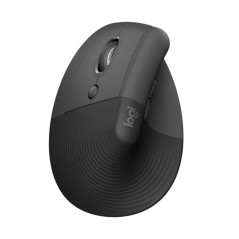 Ratn inalmbrico vertical logitech lift para zurdos 4000 dpi negro - gris