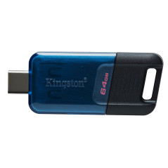 Memoria usb 3.2 tipo c kingston 64gb datatraveler dt80m
