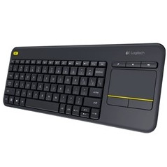 Teclado logitech k400 plus touch keyboard negro wireless inalambrico