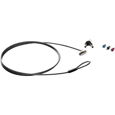 Cable hp antirrobo sure key de llave 4 cabezales