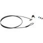 Cable hp antirrobo sure key de llave 4 cabezales