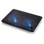 Soporte - base de refrigeracion conceptronic para portatiles hasta 15.6 pulgadas 2 ventiladores 125mm