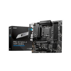 Placa base msi 1700 pro b760m - a wifi atx -  4x ddr4 -  4x sata 6gb - s -  8x usb 3.2 -  1x usb tipo c 911 - 7d99 - 001