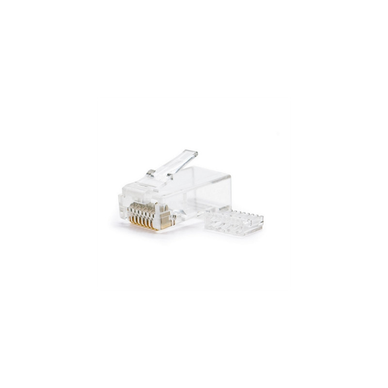 Conector rj45 categoria 6 utp nanocable 100 und.