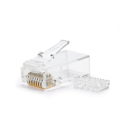 Conector rj45 categoria 6 utp nanocable 100 und.