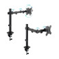 Soporte tooq mesa gira incli 1 brazo 17 - 32 pulgadas negro