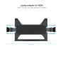Soporte tooq para portatil 11.6 pulgadas -  17.3 pulgadas carga maxima 9kg vesa 75 x 75