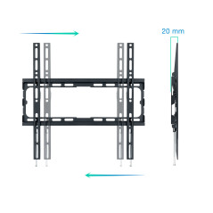 Soporte pared tv television monitor tooq lp1070f - b 32 pulgadas - 70 pulgadas carga maxima 45kg