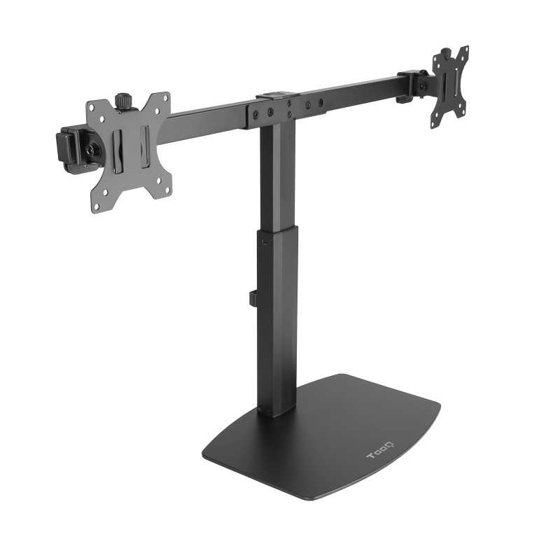 Soporte monitor de mesa tooq para 2 pantallas 17 pulgadas - 27 pulgadas