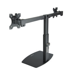 Soporte monitor de mesa tooq para 2 pantallas 17 pulgadas - 27 pulgadas