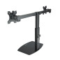 Soporte monitor de mesa tooq para 2 pantallas 17 pulgadas - 27 pulgadas