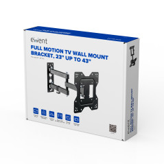 Soporte de pared ewent ew1522 para tv hasta 43 pulgadas carga maxima 30kg