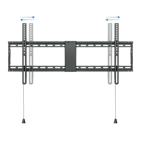 Soporte pared tv television monitor tooq lp4390f - b 43 pulgadas - 90 pulgadas negro