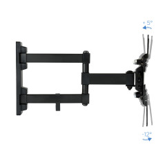 Soporte pared tv television monitor tooq 13 - 42 pulgadas  tour - incli 3 pivots