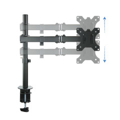 TooQ DB1032TN-B Supporti a parete per TV 81,3 cm (32") Scrivania Nero