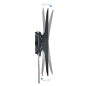 Soporte pared tv tooq lp42130t - b 60 pulgadas - 100 pulgadas carga maxima 130kg inclinacion negro
