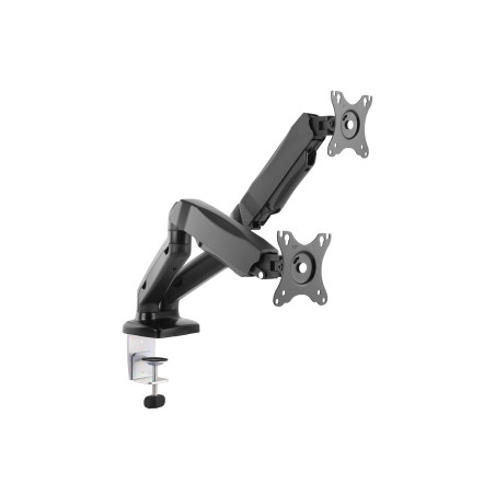 Soporte pantalla equip para mesa 13 pulgadas - 27 pulgadas 2 brazo inclinables para 2 monitor muelle de gas vesa hasta 6.5kg