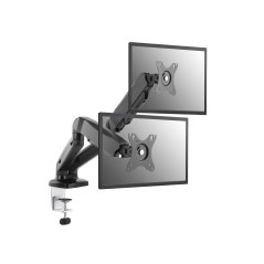 Soporte pantalla equip para mesa 13 pulgadas - 27 pulgadas 2 brazo inclinables para 2 monitor muelle de gas vesa hasta 6.5kg