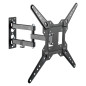 Soporte de pared ewent ew1525 para tv de 23 - 55 pulgadas easy turn tv con 3 puntos de articulacion