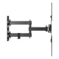 Soporte de pared ewent ew1525 para tv de 23 - 55 pulgadas easy turn tv con 3 puntos de articulacion