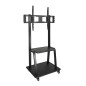 Soporte tv de suelo con ruedas tooq fs20100m - b 37 pulgadas - 100 pulgadas carga maxima 150kg