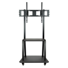 Soporte tv de suelo con ruedas tooq fs20100m - b 37 pulgadas - 100 pulgadas carga maxima 150kg