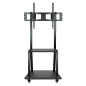 Soporte tv de suelo con ruedas tooq fs20100m - b 37 pulgadas - 100 pulgadas carga maxima 150kg