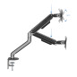 Soporte de mesa tv tooq 17 - 32 pulgadas gris