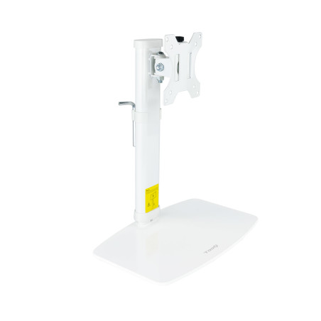 Soporte de mesa tv tooq 17 - 27 pulgadas blanco