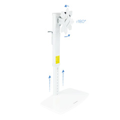 Soporte de mesa tv tooq 17 - 27 pulgadas blanco