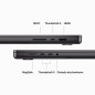 Laptop Apple MRW23ZE/A 16,2" M3 512 GB SSD