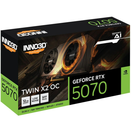 Graphics card INNO3D N50702-12D7X-195064N nvidia geforce rtx 5070 12 GB
