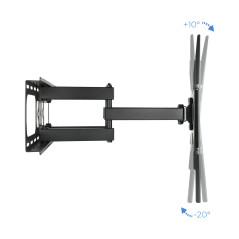 TooQ LP6270TN-B Supporto TV a parete 177,8 cm (70") Nero