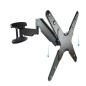 Soporte tv - monitor tooq 23 pulgadas - 55 pulgadas giratorio - inclinable negro vesa max 400x400 -  inclinable 5 - 15 -  girabl