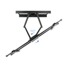TooQ LP3790TN-B Supporto TV a parete 2,29 m (90") Nero