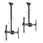 Soporte techo tooq lpce1170tsli - b 37 pulgadas - 70 pulgadas carga maxima 50kg