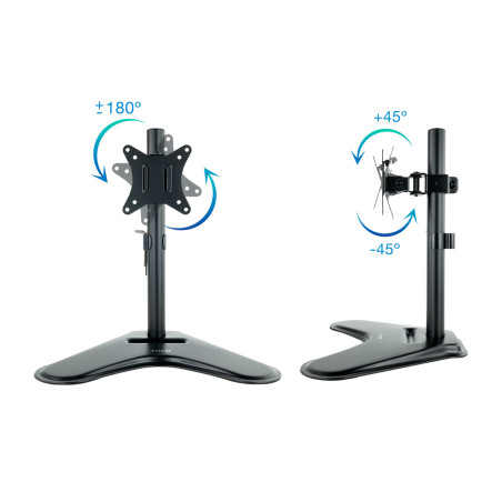 Soporte monitor de mesa tooq db1701tn - b para pantalla 17 pulgadas - 32 pulgadas carga maxima 9kg