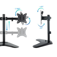 Soporte monitor de mesa tooq db1702tn - b 2 pantallas 17 pulgadas - 32 pulgadas carga maxima 9kg