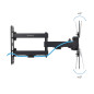 Soporte pared tv tooq vesa hasta 43 pulgadas 200x200mm max 20kg